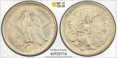 1936-S 50C Texas MS65