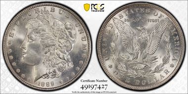 1889 $1 MS64