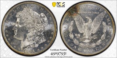 1881-S $1 MS63