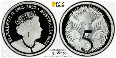 2023 5C Queen Elizabeth II Memorial Silver PR70DCAM