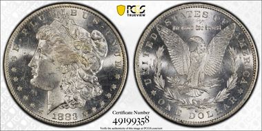 1883-S $1 MS63