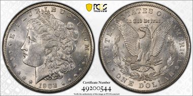 1902-S $1 AU58