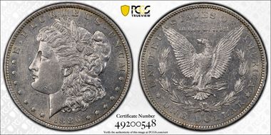 1886-O $1 AU53