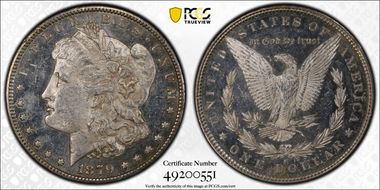 1879-S $1 MS61PL