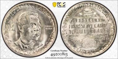 1948 50C Booker T. Washington MS66