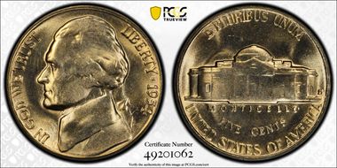 1954-S 5C DDR FS-801 MS65