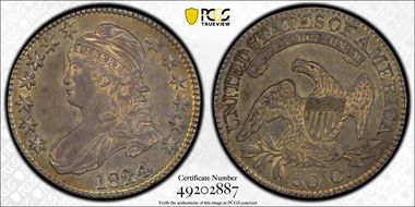 1824 50C AU53