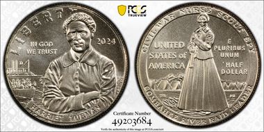 2024-D 50C Harriet Tubman First Strike MS70
