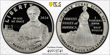 2024-S 50C Harriet Tubman First Strike PR70DCAM