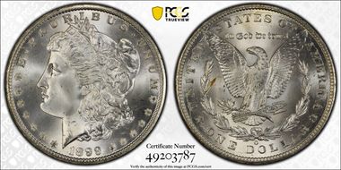 1899-O $1 MS67+
