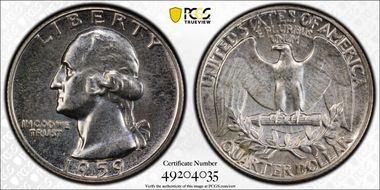 1959 25C PR66