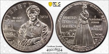 2024-D 50C Harriet Tubman MS70