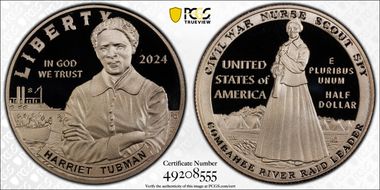 2024-S 50C Harriet Tubman PR70DCAM