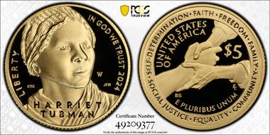 2024-W $5 Harriet Tubman PR70DCAM