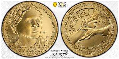 2024-W $5 Harriet Tubman MS70