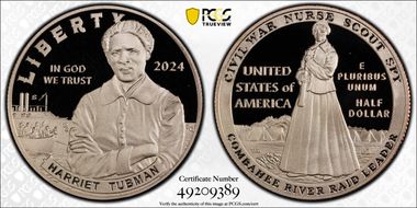 2024-S 50C Harriet Tubman PR69DCAM