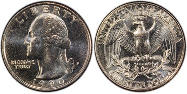 1990-P 25C MS63