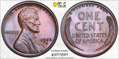 1923-S 1C MS65BN