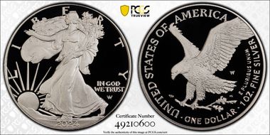 2024-W  $1 Silver Eagle First Strike PR70DCAM