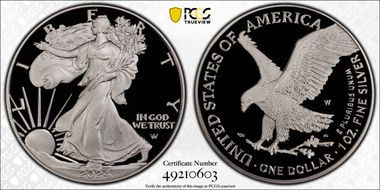 2024-W  $1 Silver Eagle First Strike PR70DCAM