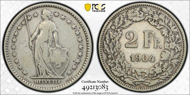 1904 B 2 Fr VF25