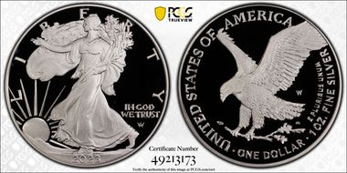 2023-W $1 Silver Eagle PR69DCAM