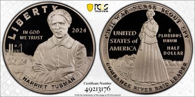 2024-S 50C Harriet Tubman First Strike PR69DCAM