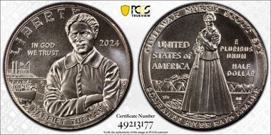 2024-D 50C Harriet Tubman First Strike MS70