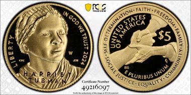 2024-W $5 Harriet Tubman PR70DCAM
