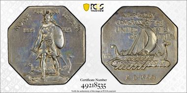 1925 AR Medal Norse American, Thick N1