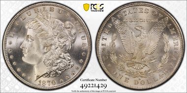 1879-S $1 MS68