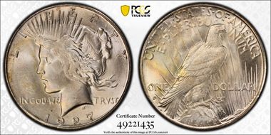 1927-S $1 MS64+