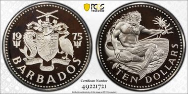 1975-FM $10 PR69DCAM