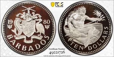 1980-FM $10 PR69DCAM