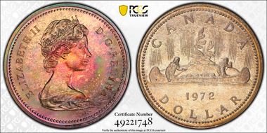 1972 S$1 Voyageur Ag SP67