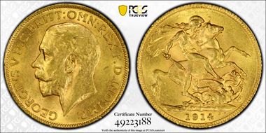 1914 Sov S-3996 MS63