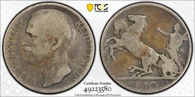 1927-R 10 L **FERT** KM-68.2  Ag VG10