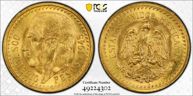 1945 2 1/2 P KM-463  Au MS67