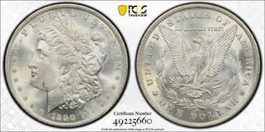 1890-O $1 MS64