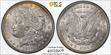 1921-D $1 MS62