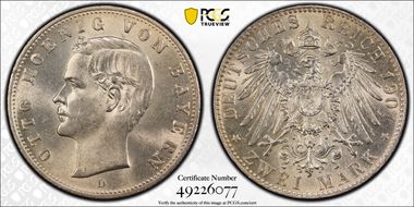 1907-D 2 Mk J-45 MS63