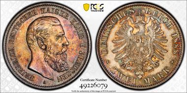 1888-A 2 Mk J-98 Friedrich MS64