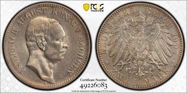 1907-E 2 Mk J-134 AU58