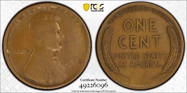 1922 No D 1C Strong Reverse VF20BN