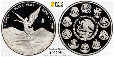2004-Mo Onza Libertad Ag PR69DCAM