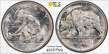 1925-S 50C California MS63