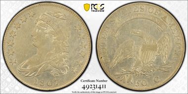 1807 50C O-112, Large Stars, 50/20 N1