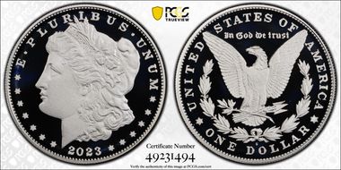 2023-S $1 Morgan Dollar PR70DCAM