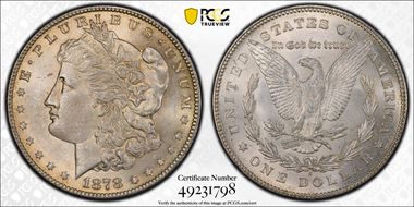 1878-S $1 MS64