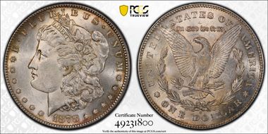 1878-S $1 MS63